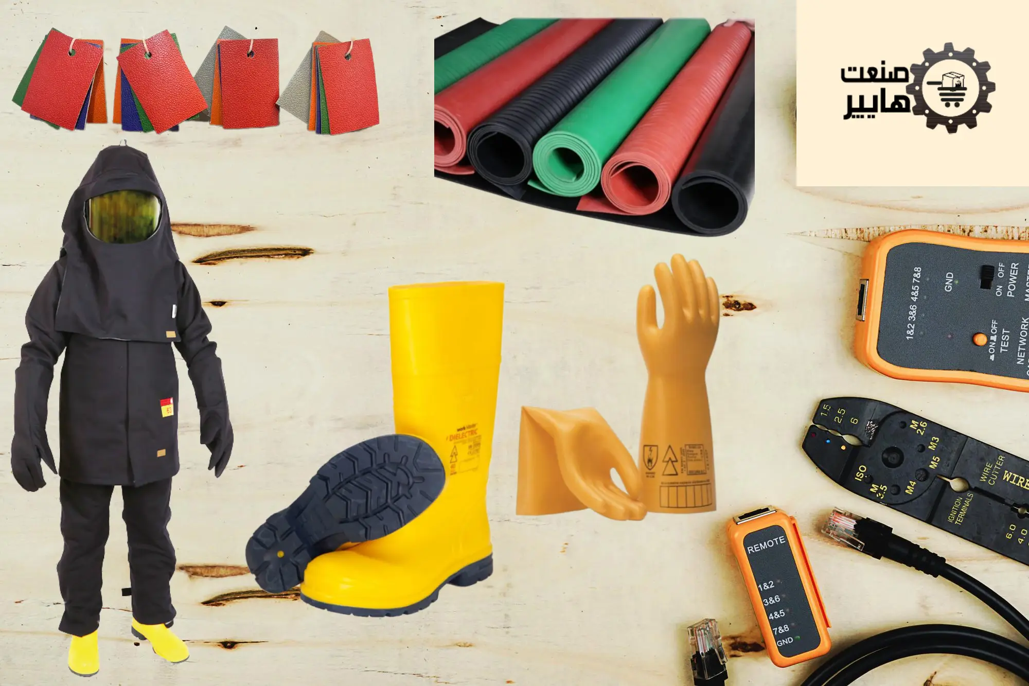 انواع تجهیزات ایمنی برق فشار قوی