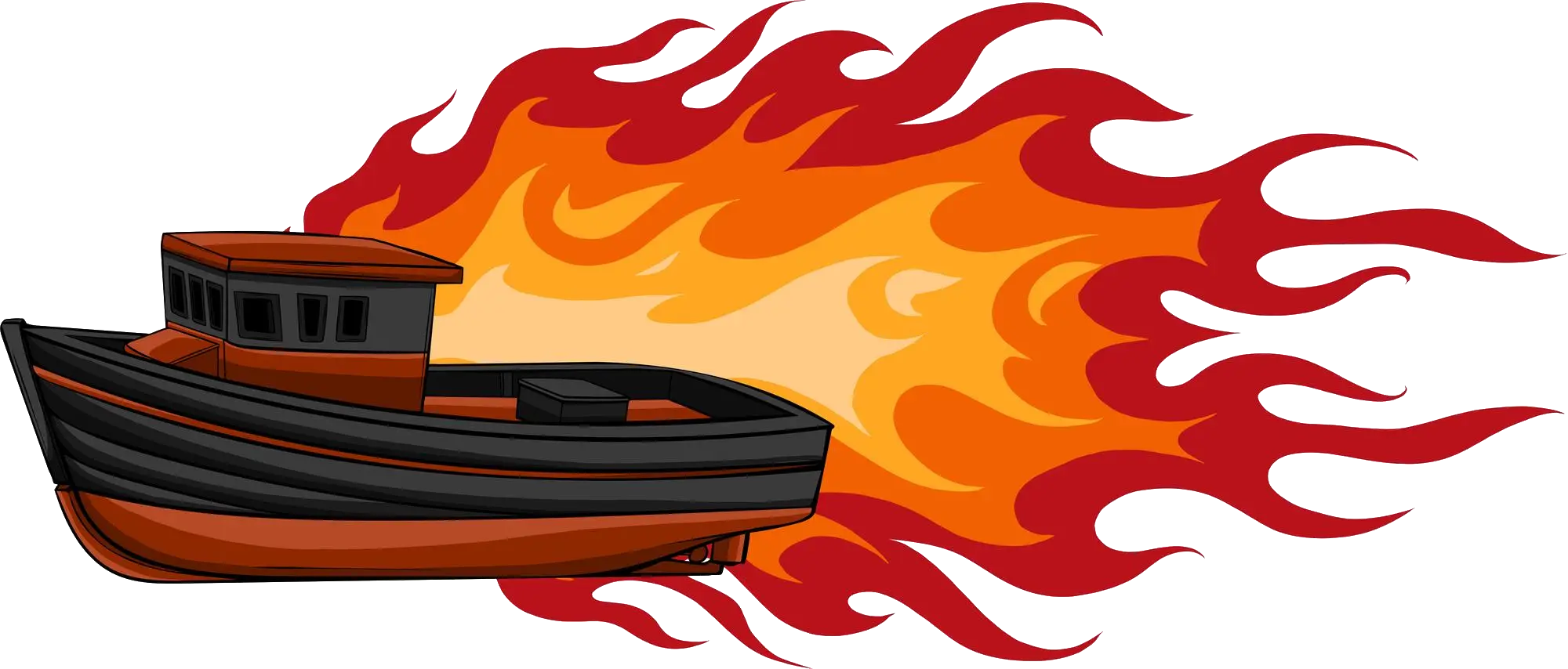 آتش‌ سوزی در کشتی‌‌ ها و سکو های نفتی