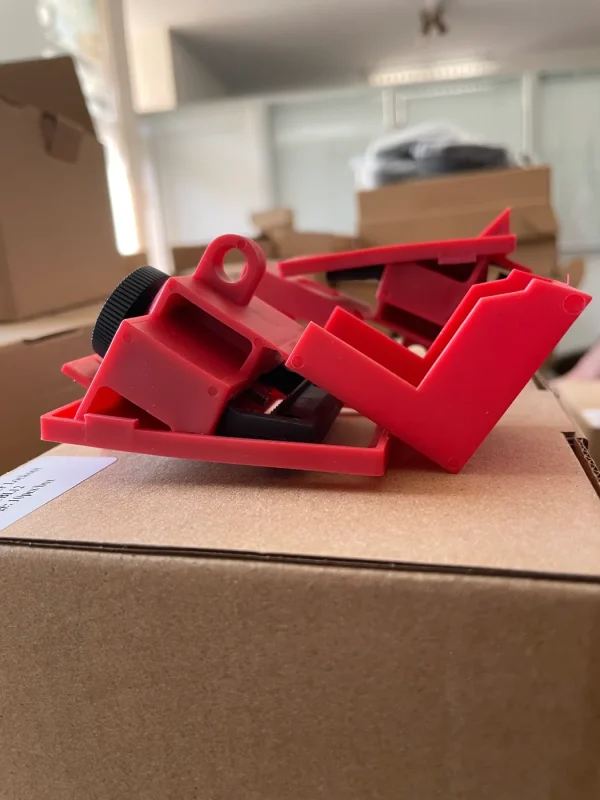 قفل بریکر قرمز لوتو برای کلیدهای مینیاتوری تابلو