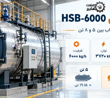 خرید دیگ بخار ۱۲ تنی