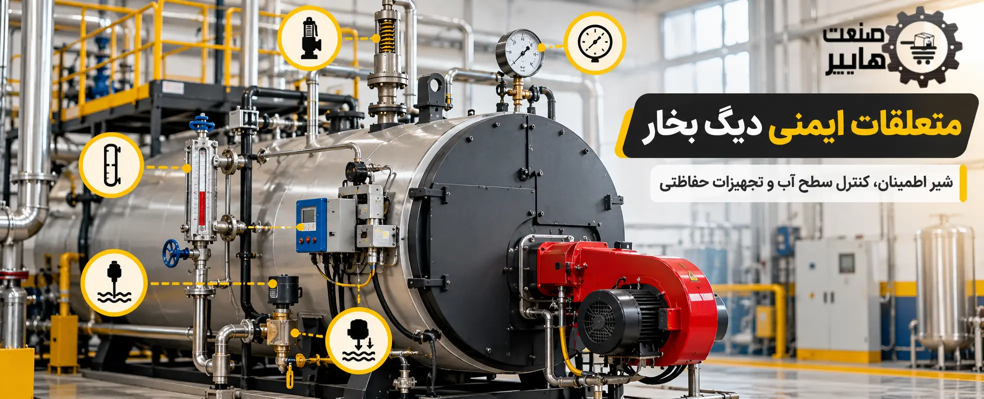 متعلقات ایمنی دیگ بخار